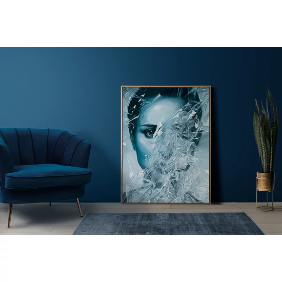 Blue Portrait vászonkép 60x85 cm (repro)