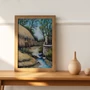 Baromfiudvar - olajfestmény faroston 40x50 cm